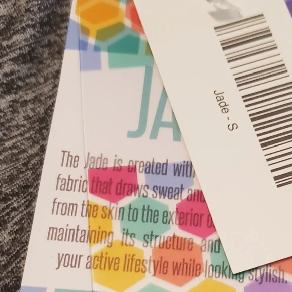 Capri Workout Leggings LulaRoe Jade NWT S Grey - Picture 5 of 8